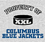 Property Of Columbus Blue Jackets Sweatshirt Fleece Throw